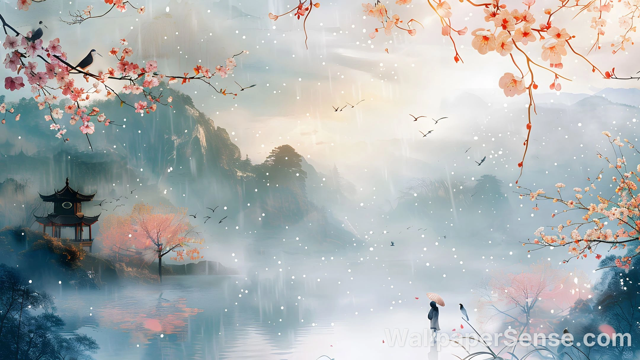 A0064-枫叶中国风wallpaper-2