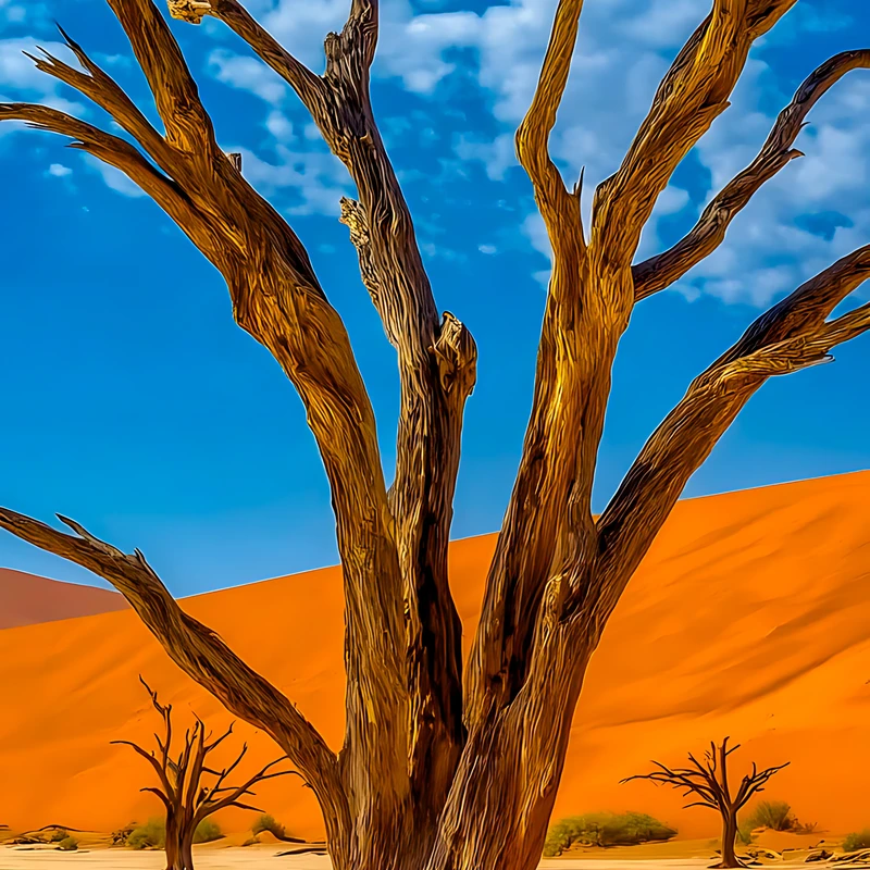 Desert Dead Tree 8K Ultra HD Phone Wallpaper